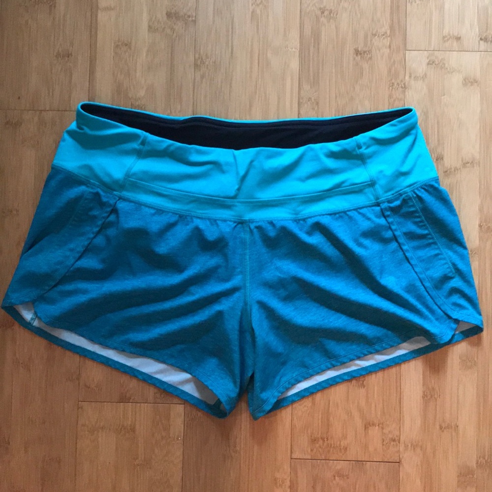 Lululemon Run Times Shorts - Teal, Sz 10